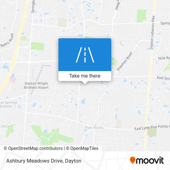 Mapa de Ashbury Meadows Drive