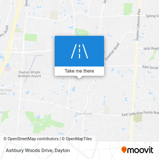 Mapa de Ashbury Woods Drive