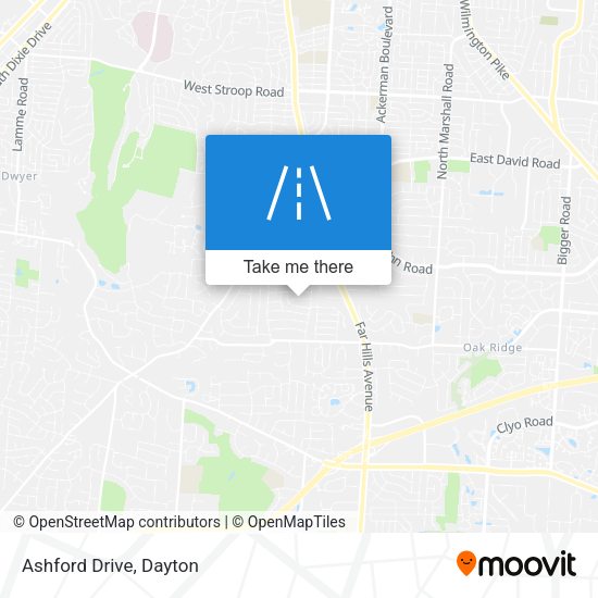 Mapa de Ashford Drive