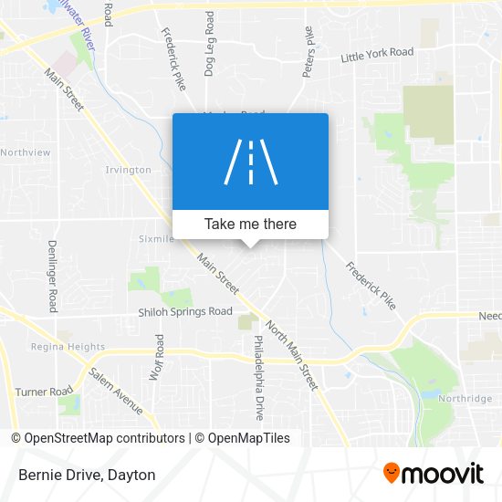 Mapa de Bernie Drive