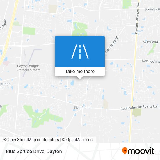Mapa de Blue Spruce Drive