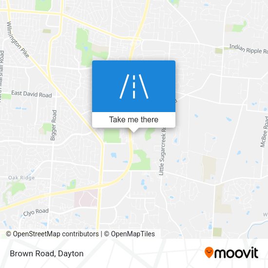 Mapa de Brown Road
