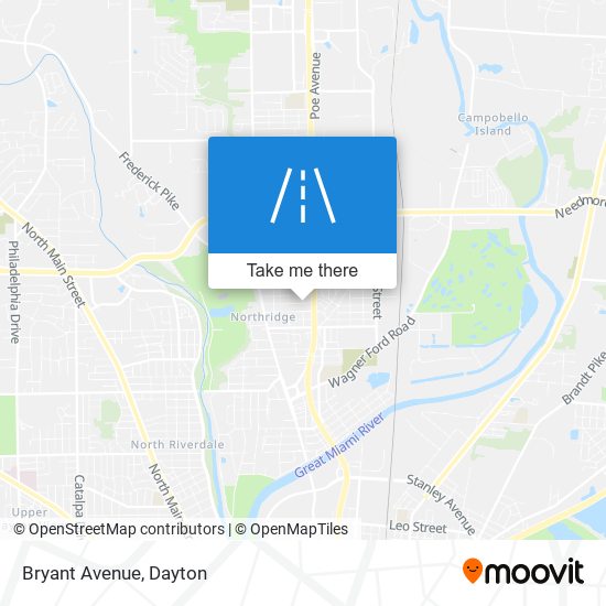 Bryant Avenue map