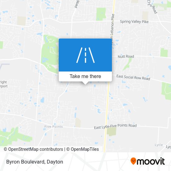 Byron Boulevard map