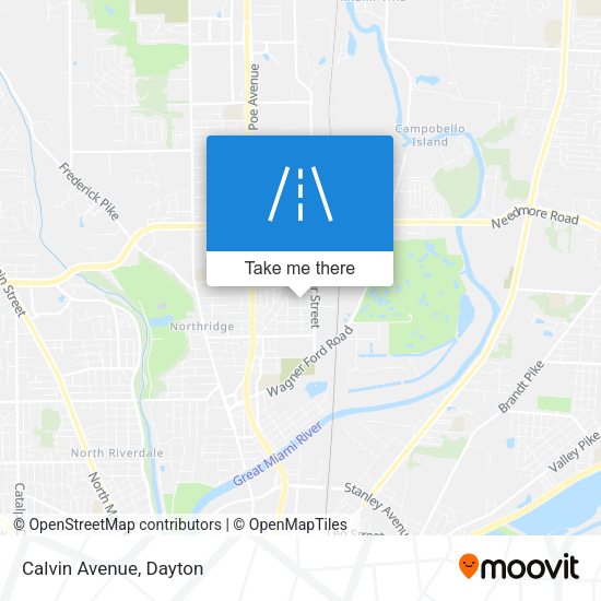 Mapa de Calvin Avenue