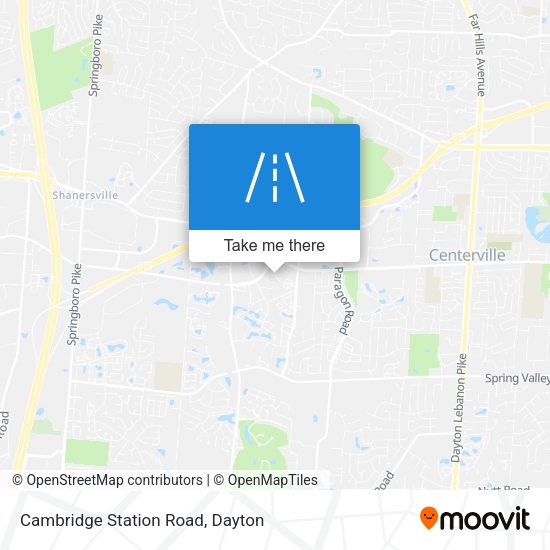 Mapa de Cambridge Station Road