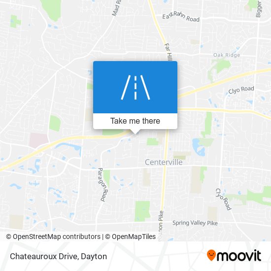 Chateauroux Drive map