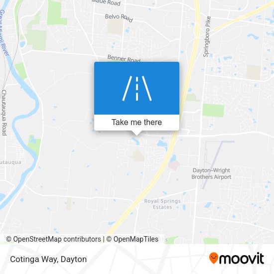 Mapa de Cotinga Way