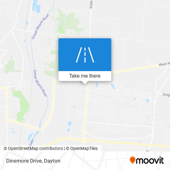 Dinsmore Drive map