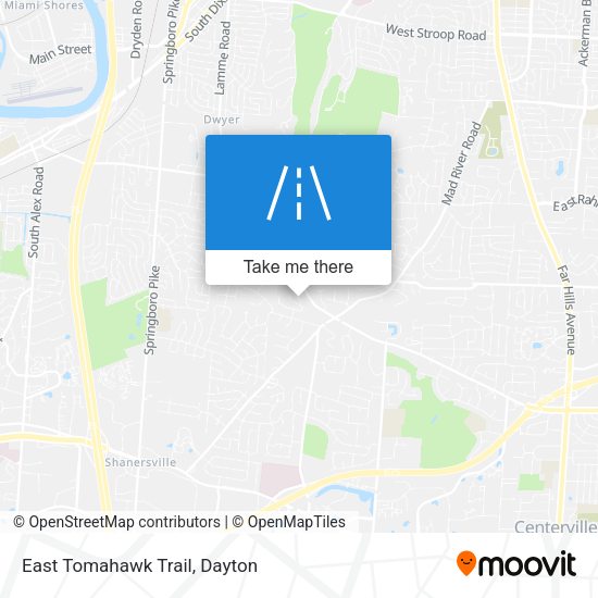 Mapa de East Tomahawk Trail