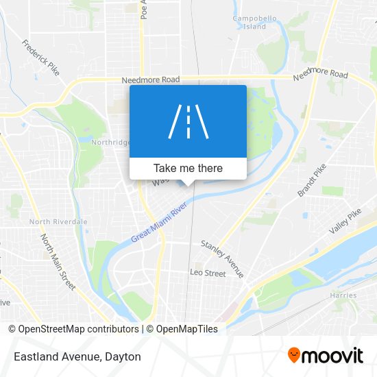 Mapa de Eastland Avenue