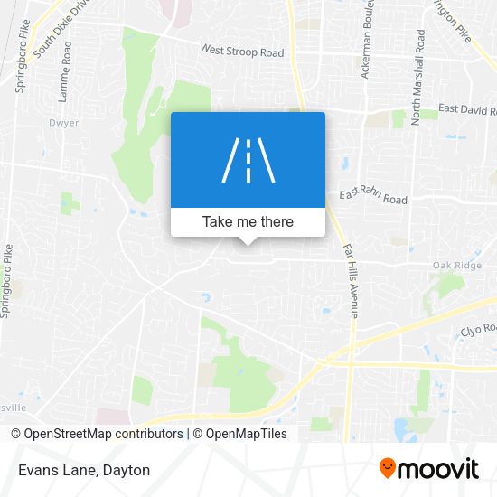 Mapa de Evans Lane