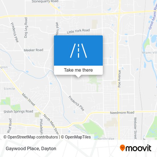 Gaywood Place map