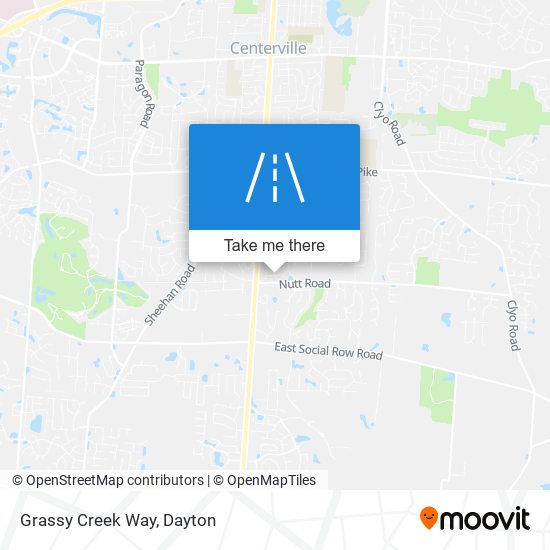 Grassy Creek Way map