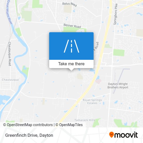 Greenfinch Drive map