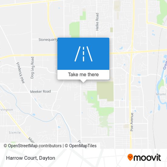 Mapa de Harrow Court