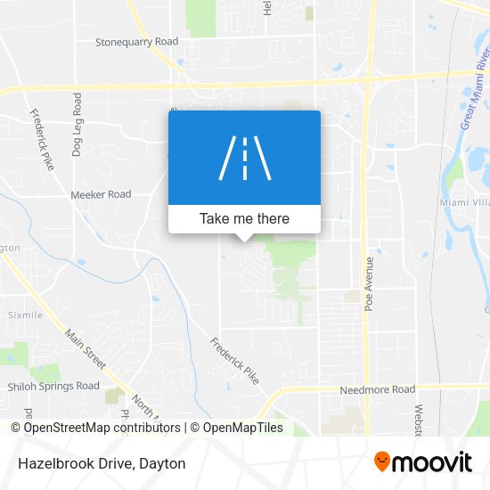 Hazelbrook Drive map