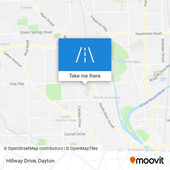 Hillway Drive map