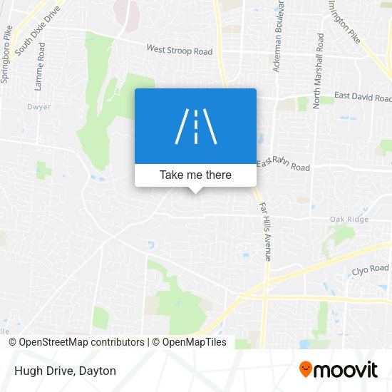 Mapa de Hugh Drive