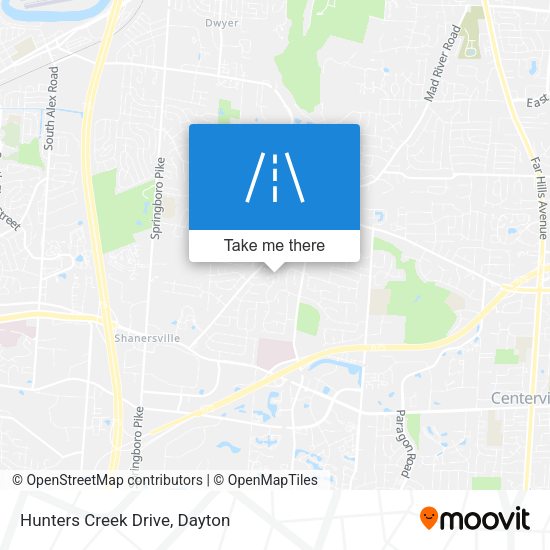 Mapa de Hunters Creek Drive