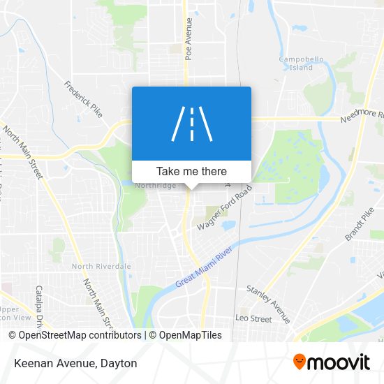 Mapa de Keenan Avenue