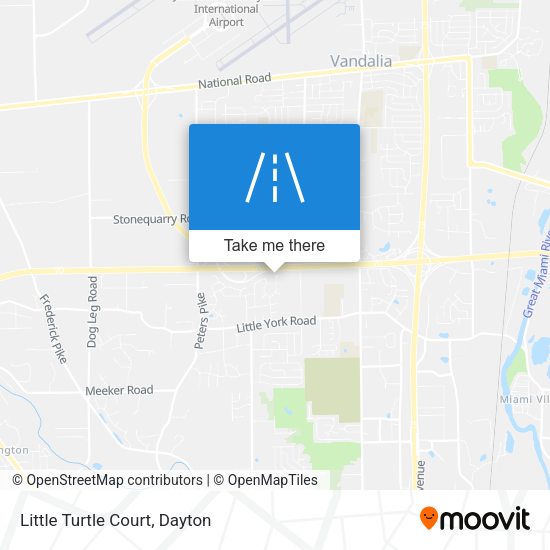 Little Turtle Court map