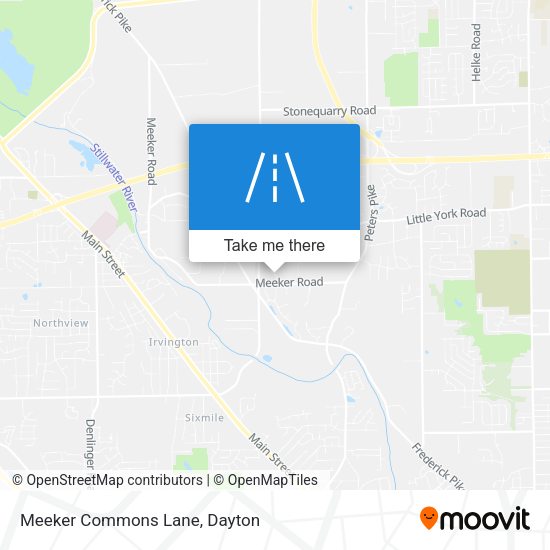 Meeker Commons Lane map