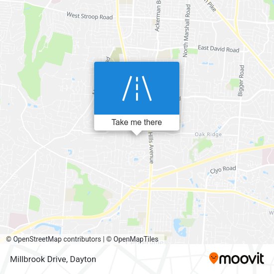Mapa de Millbrook Drive
