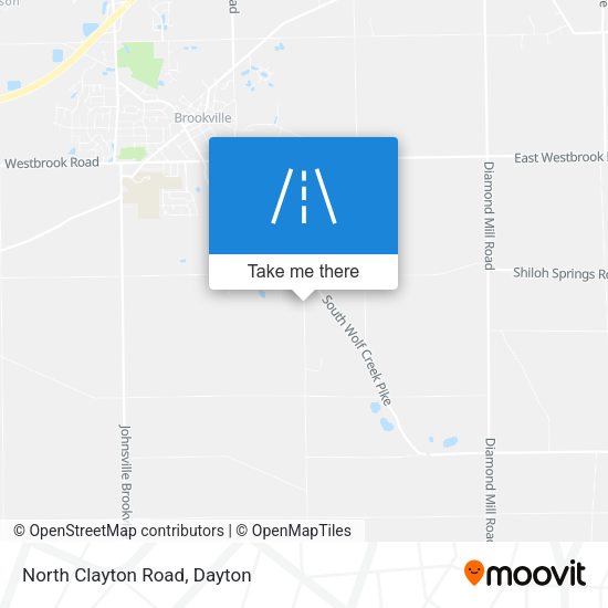 North Clayton Road map