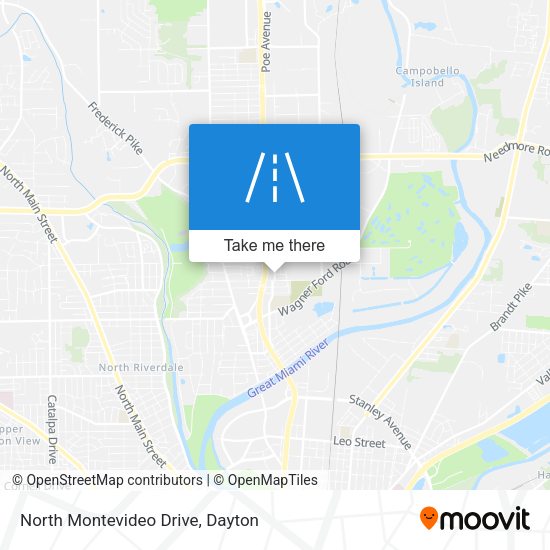 North Montevideo Drive map