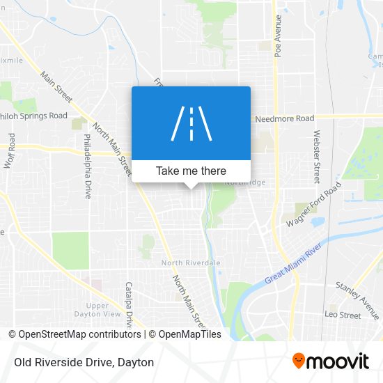 Old Riverside Drive map
