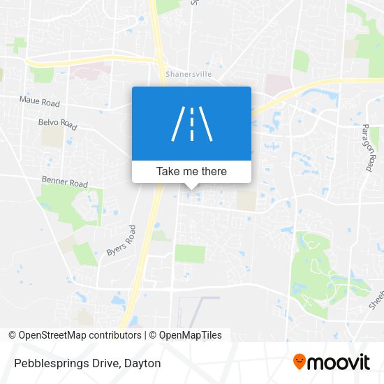 Pebblesprings Drive map