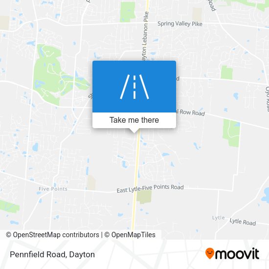 Pennfield Road map