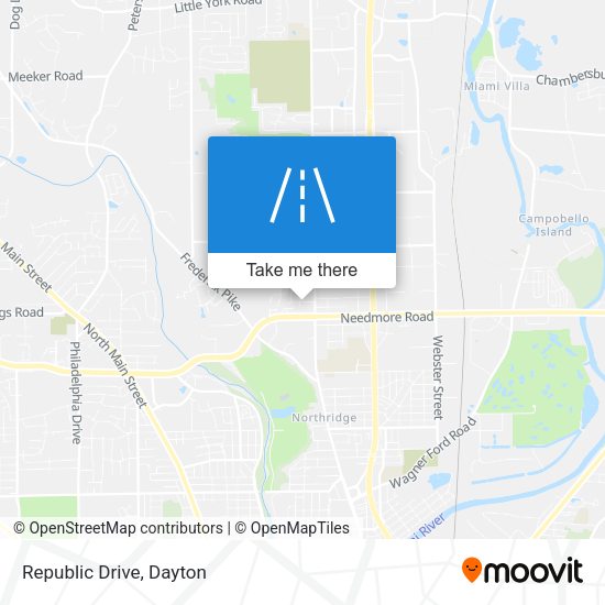 Mapa de Republic Drive