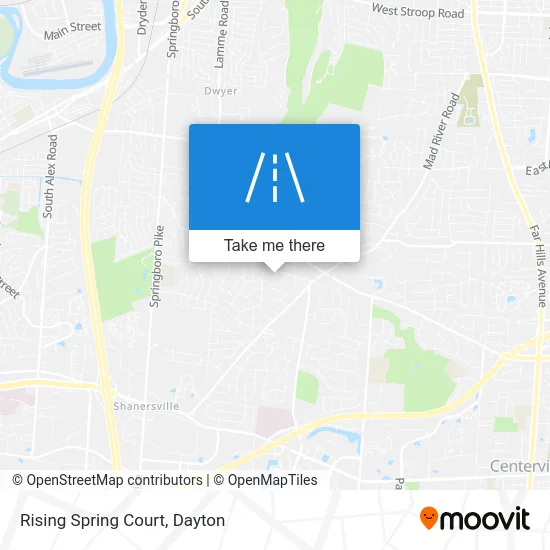 Rising Spring Court map