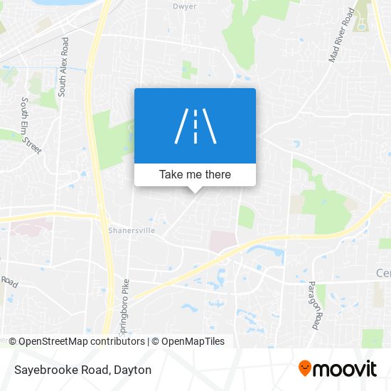 Sayebrooke Road map