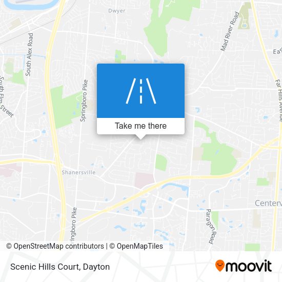 Mapa de Scenic Hills Court