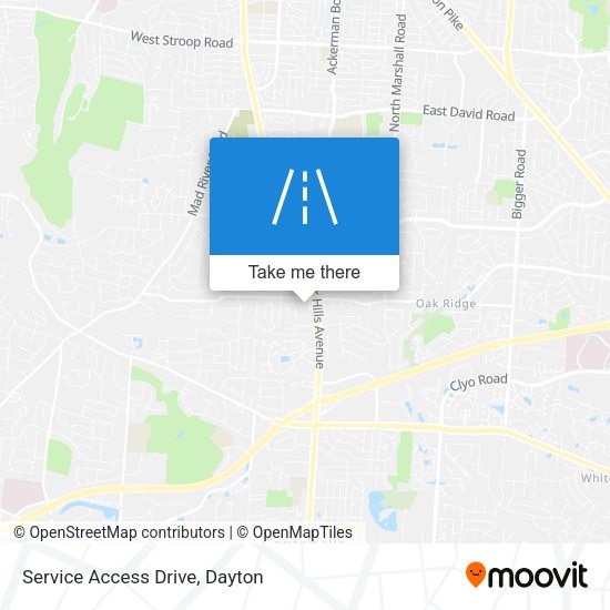 Service Access Drive map