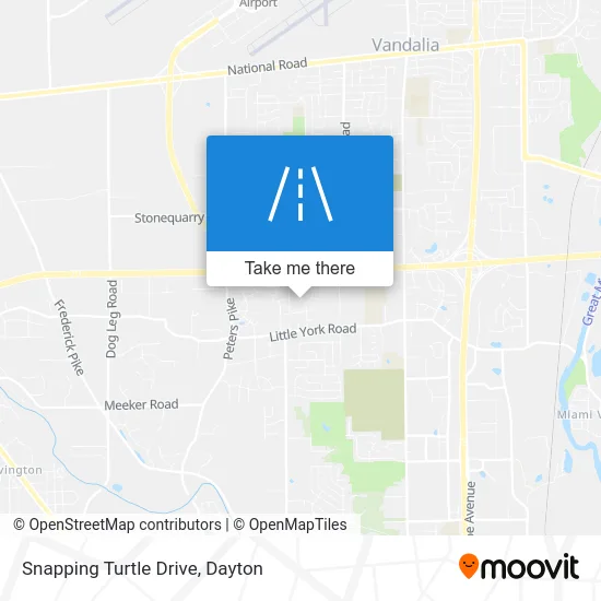 Snapping Turtle Drive map