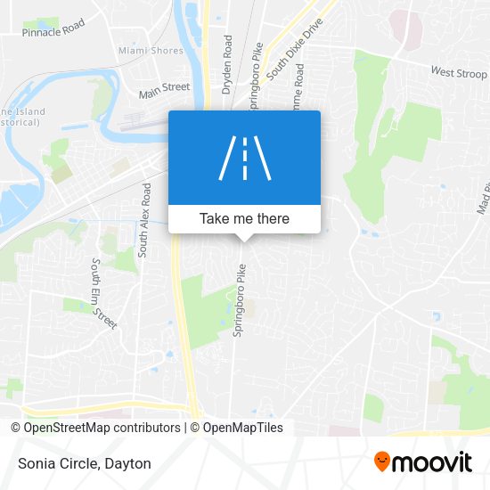 Mapa de Sonia Circle