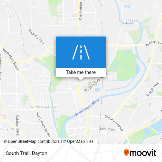 South Trail map