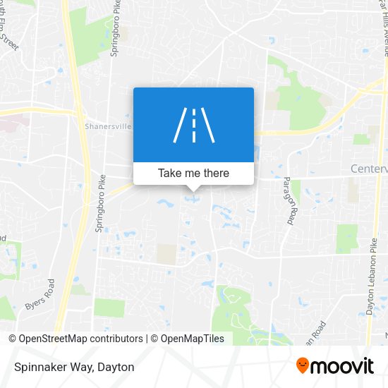 Mapa de Spinnaker Way