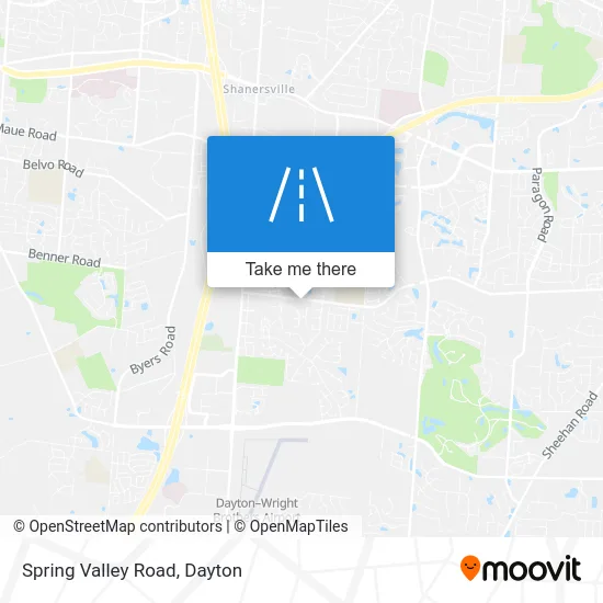 Spring Valley Road map