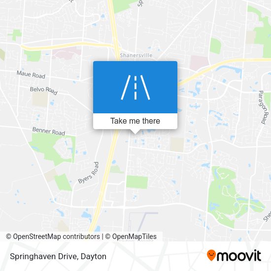 Mapa de Springhaven Drive