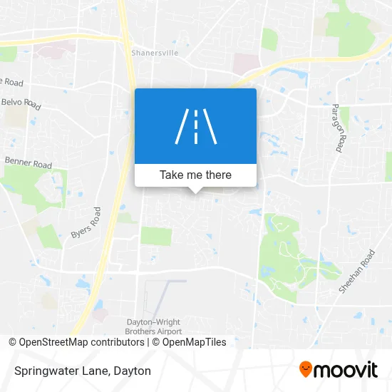 Springwater Lane map