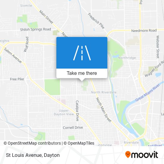 St Louis Avenue map