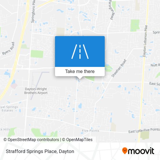 Strafford Springs Place map