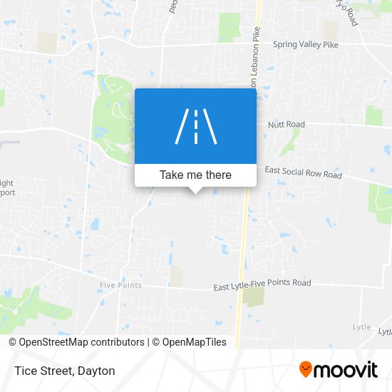 Mapa de Tice Street