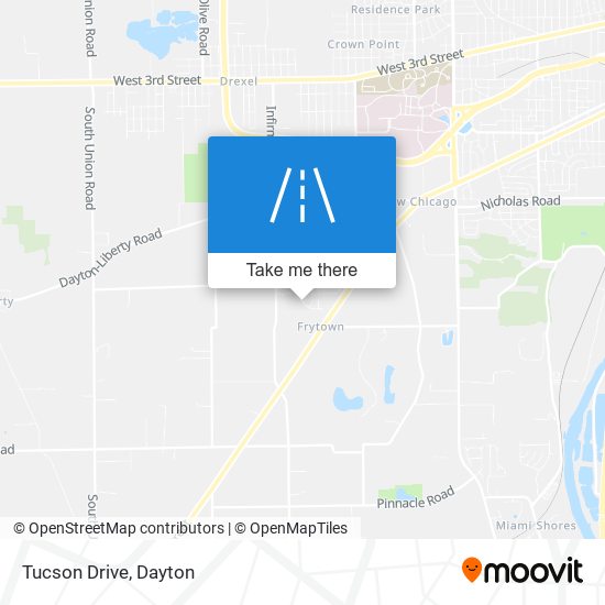 Tucson Drive map