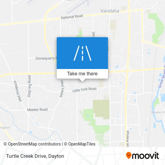 Mapa de Turtle Creek Drive
